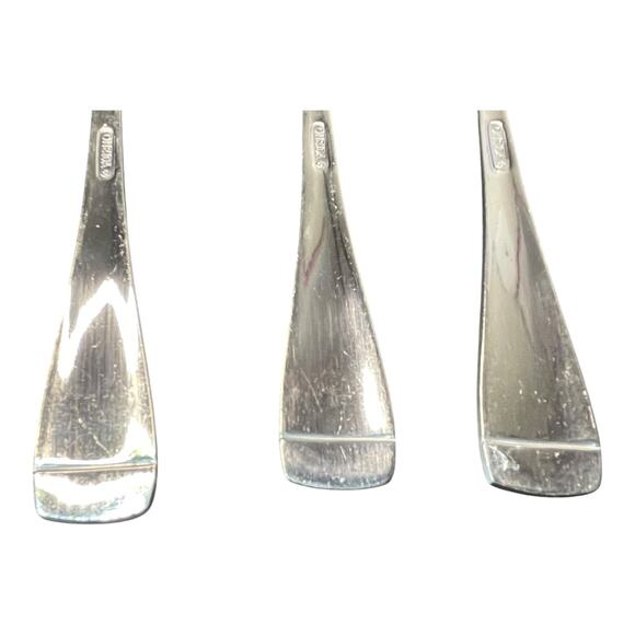 Oneida Mercer Mirror Stainless Steel Tablespoons Set of 3 Discontinued - Picture 4 of 9